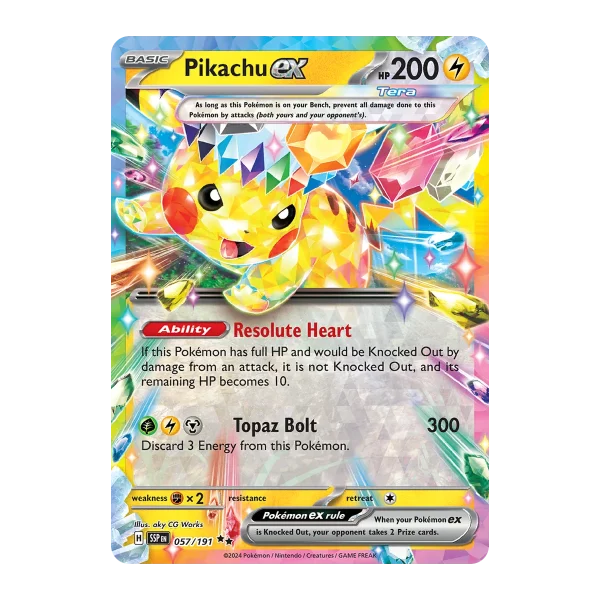 Pikachu ex – Surging Sparks 057/191