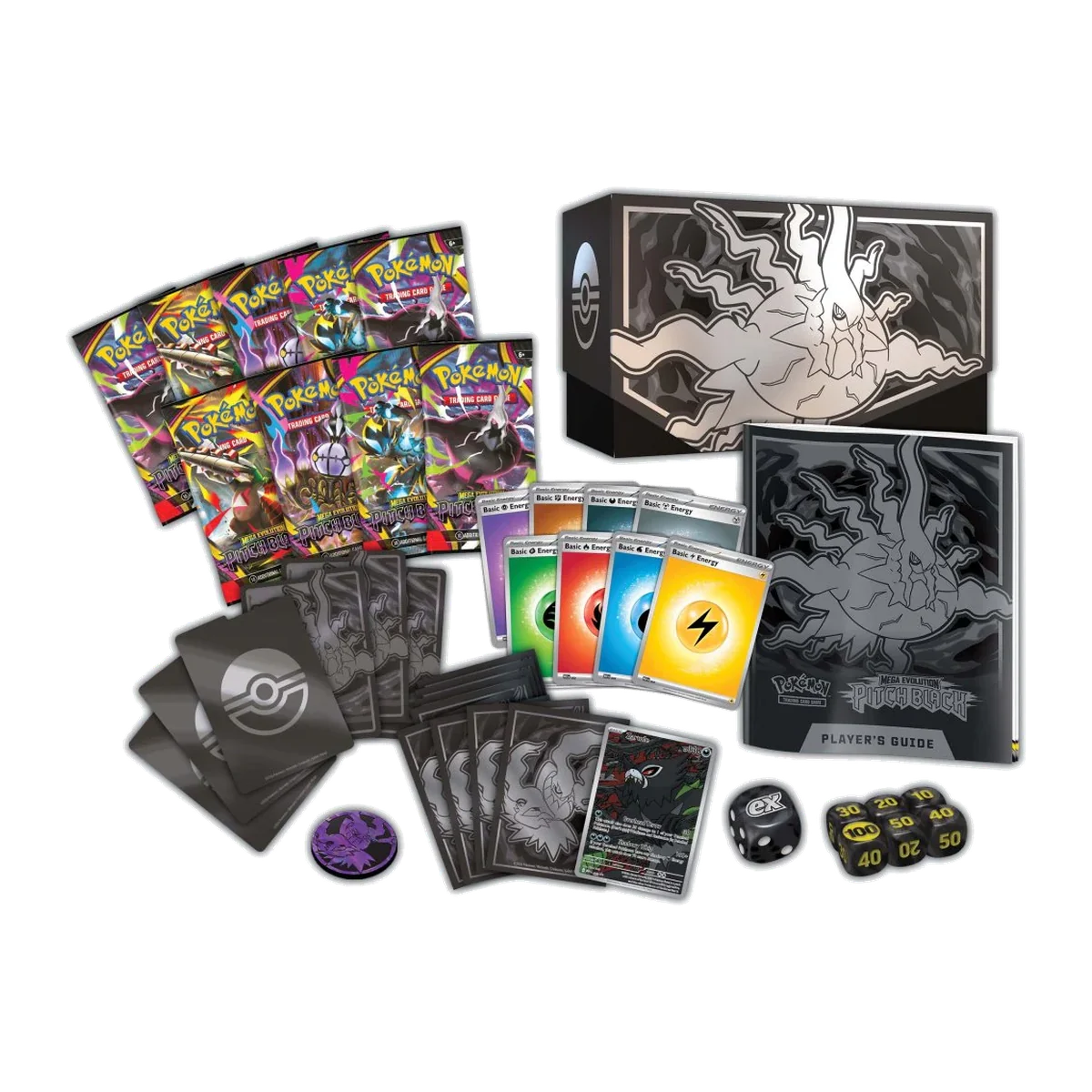 Pokémon TCG: Mega Evolution—Pitch Black Elite Trainer Box